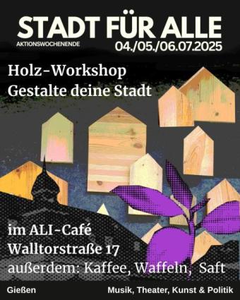 Plakat Stadt für alle