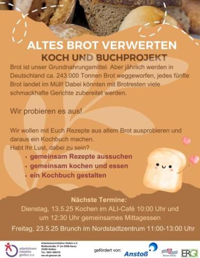 Flyer Altes Brot verwerten