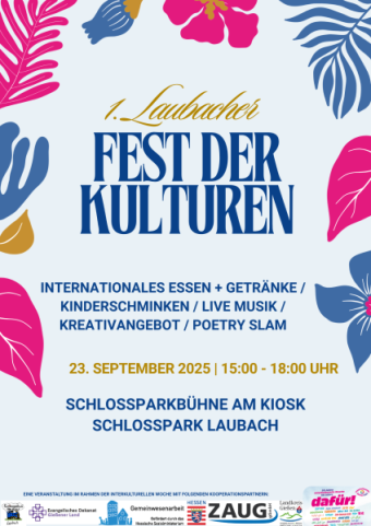 Plakat Fest der Kulturen Laubach