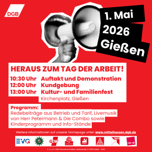 1. Mai in Gießen Flyer