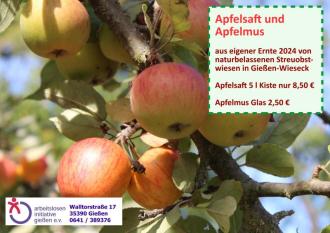 Äpfel am Baum: Apfelsaft und Apfelmus aus eigener Ernte