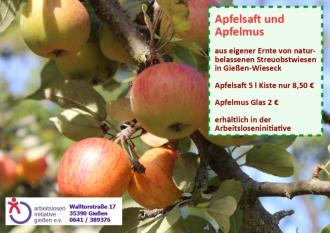 Apfelsaft-Plakat