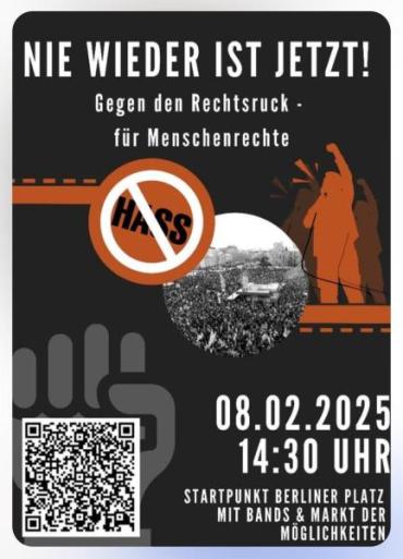 Demo Aufruf "Nie wieder ist jetzt"