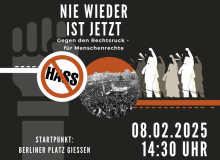 Demo Aufruf "Nie wieder ist jetzt"