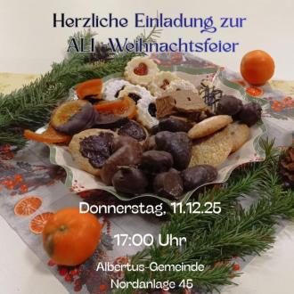 Plätzchenteller - Einladung Weihnachtsfeier