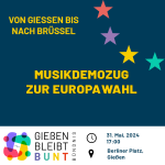 Musikdemozug zur Europawahl