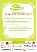 Plakat Nachbarschaftsfest