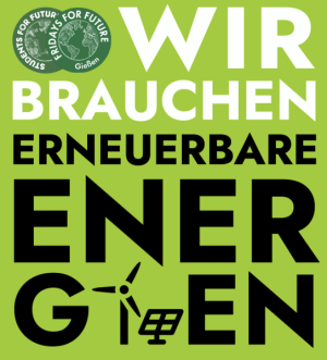 Wir brauchen erneuerbare Energien