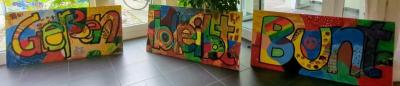Gießen bleibt bunt Banner
