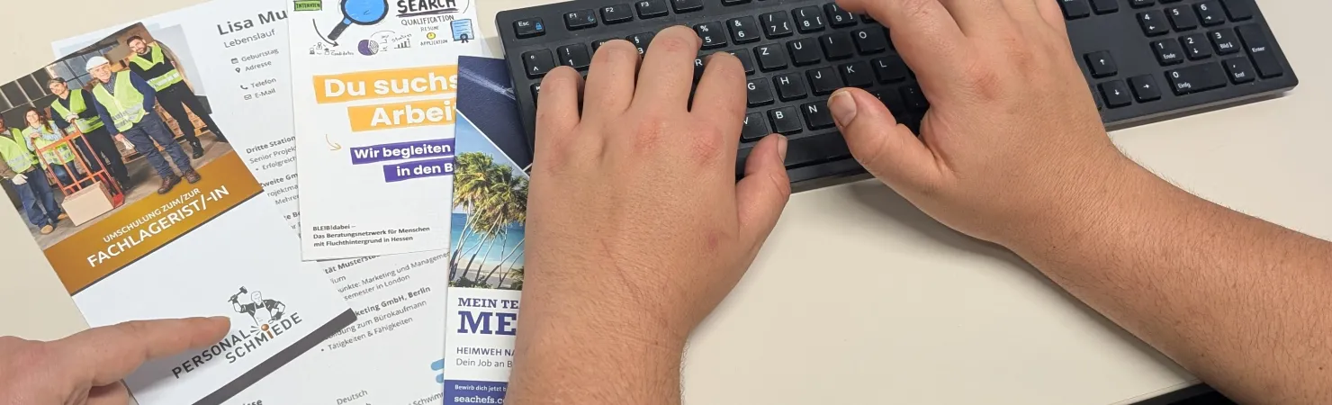 Bei der Stellensuche am PC