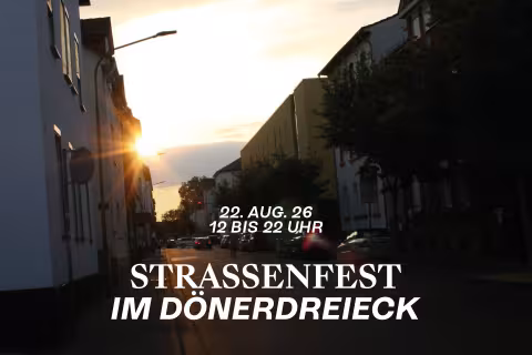 Ausschnitt aus Plakat Straßenfest Dönerdreieck